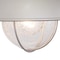 Vaxcel Harwich Brushed Nickel 1 Light Nickel Coastal Barn Dome Outdoor Wall Lantern OW21593BN - alternate 7